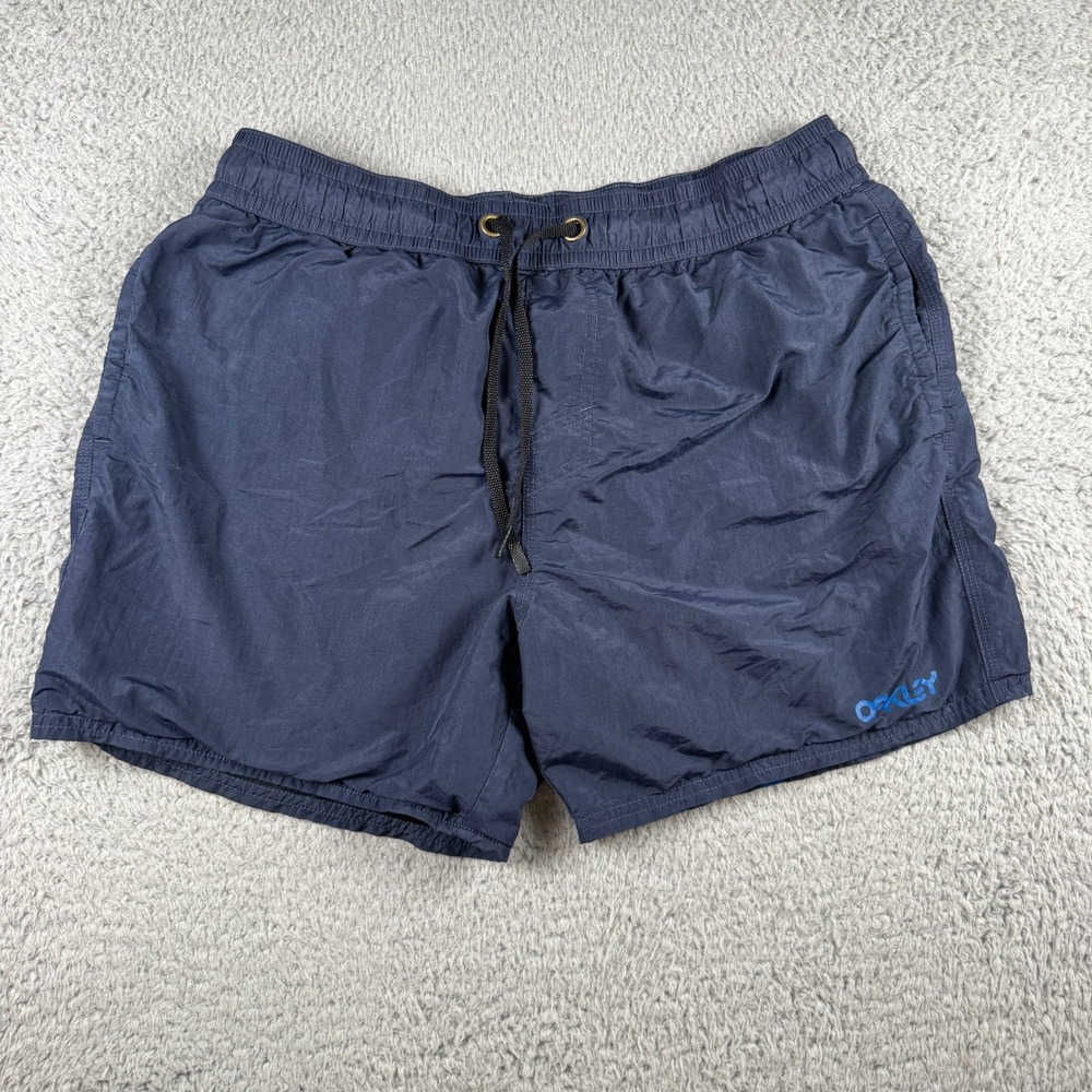 Oakley Mens Board Shorts Frog Skins Lined Medium Swim Y2K